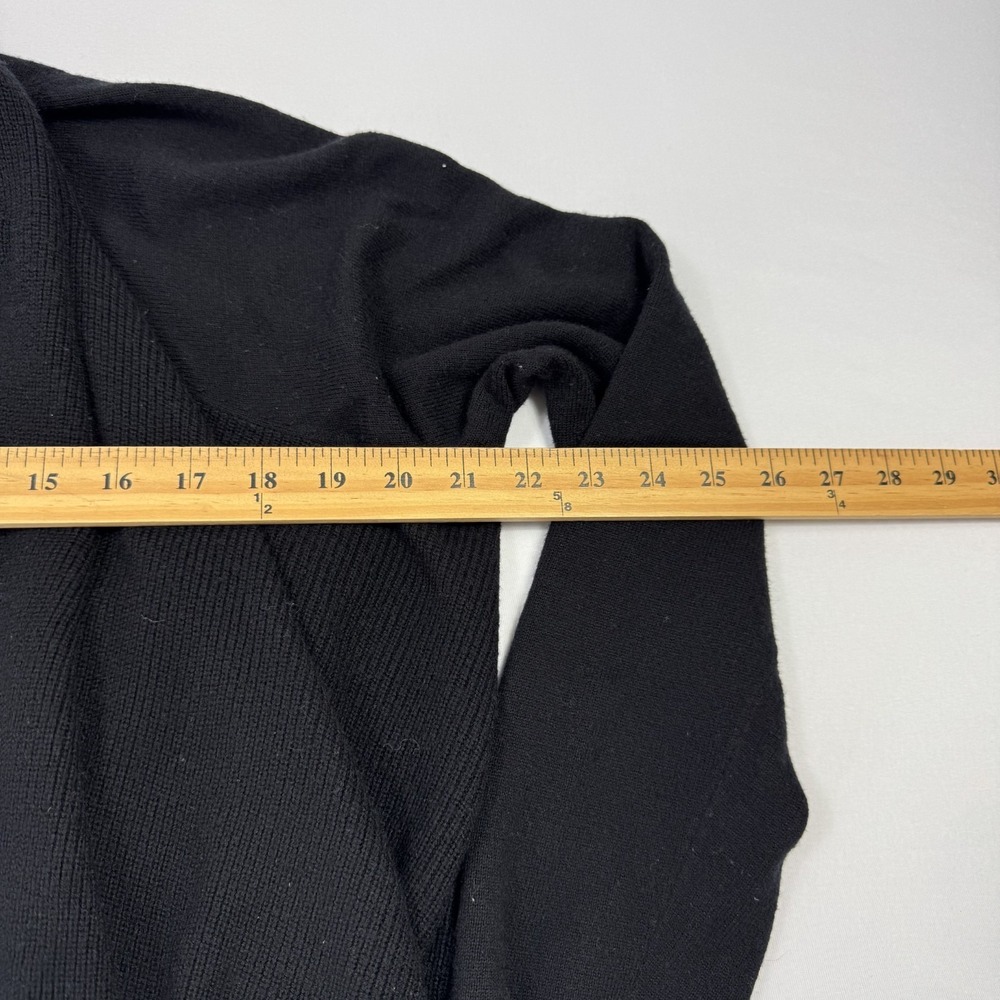 Vince. Cardigan Sweater Cashmere‎ Acrylic Blend Long Sleeve Black Women's Large - Picture 6 of 8
